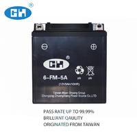 Maintenance Free Battery Chuangxiang 6-FM-5A Sealed Lead Acid Battery 12V 5Ah For Motorcycle