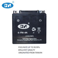 12V 9Ah Chuangxiang 6-FM-9A Maintenance Free Sealed Lead Acid Battery For Motorcycle