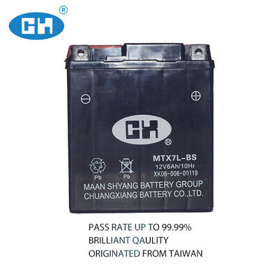 12V 6Ah Maintenance Free Battery Chuangxiang MTX7L-BS AGM Motorcycle Battery