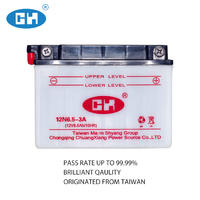 Chuangxiang High Quality 12N6.5-3A Dry Lead Acid Battery  12V 6Ah For Motorcycle